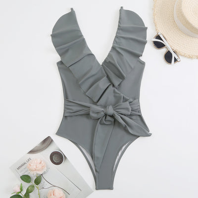 Traje de Baño Enterizo con Cordones para Mujer - Image 18