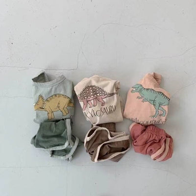 Conjunto Casual de Shorts y Chaleco para Toda la Familia - Image 11