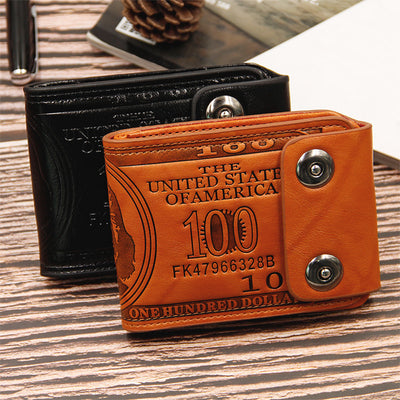 Billetera Corta Multifuncional para Hombre con Doble Cierre - Image 2