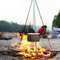 Trípode de Aluminio para Camping - Soporte Colgante de Ollas para Fogata