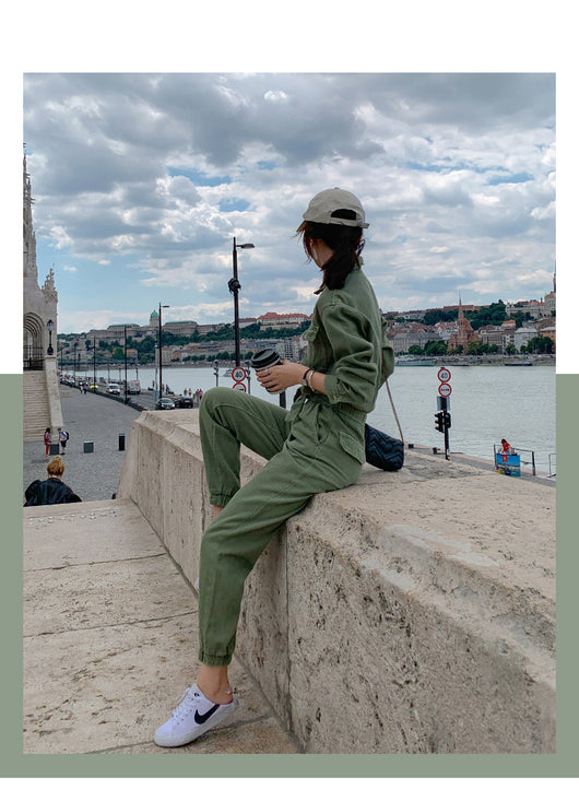 Jumpsuit Casual Ajustado a la Cintura - Estilo Moderno - Image 12