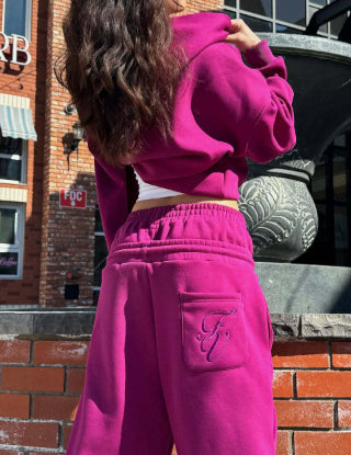 Pantalón Deportivo Ancho con Bordado de Estrella y Cintura Doble para Parejas - Image 13