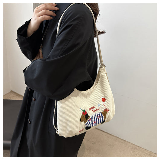 Bolso Tote Retro de Gran Capacidad para Mujer - Bolsa Casual de Hombro - Image 39