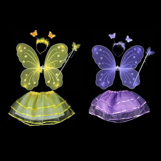 Vestido de tres piezas con alas de mariposa - Image 2
