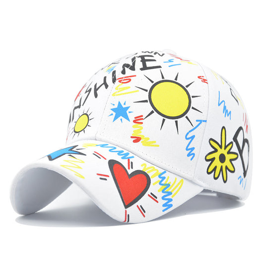 Gorra de Verano con Visera Curva y Estampado - Protección Solar Moderna - Image 5