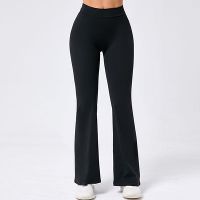 Pantalones Yoga Acampanados Levantacaderas con Cintura en V - Image 14