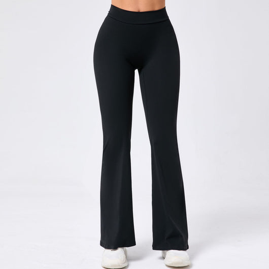 Pantalones Yoga Acampanados Levantacaderas con Cintura en V - Image 14