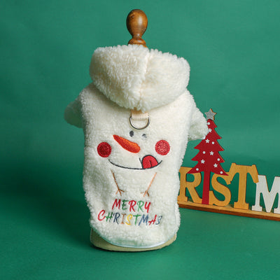 Abrigo Navideño Cálido para Perros y Gatos - Diseño Muñeco de Nieve Esponjoso - Image 16
