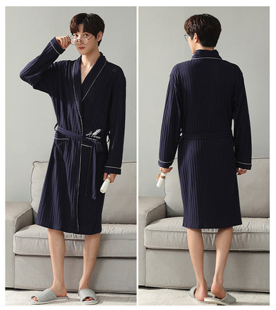 Pijama Hombre Algodón Manga Larga Primavera Otoño - Image 14