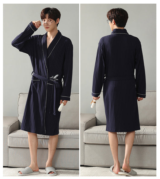 Pijama Hombre Algodón Manga Larga Primavera Otoño - Image 14