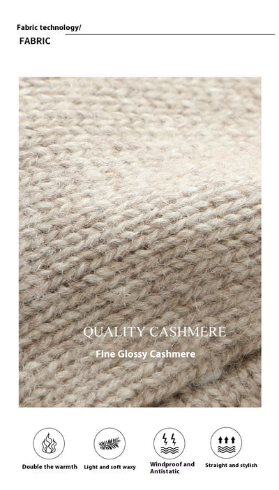 Cardigan de Cashmere Tejido Casual Manga Larga para Hombre - Image 16