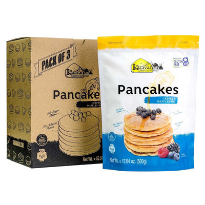 Tripack de Premezclas Karavansay – Pancakes, Crepes y Waffles Sabor Natural - Tekeno