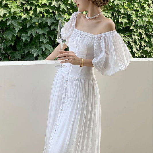 Vestido Retro Palacio Francés para Mujer