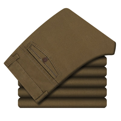 Pantalones Cargo de Algodón Casual para Hombre de Corte Recto - Image 13