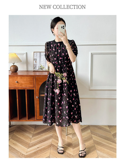 Vestido Elegante Estilo Francés Adelgazante sin Efecto Graso - Image 10