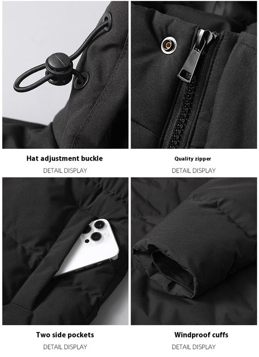 Abrigo Térmico Grueso Algodón Puro Talla Grande Hombre - Image 16