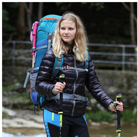 Bastón de Trekking en Fibra de Carbono