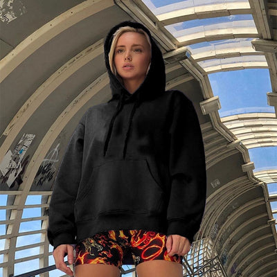 Sudadera Holgada con Capucha y Bolsillos Grandes - Image 2
