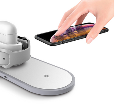 Cargador Inalámbrico 3 en 1 para Teléfono, Reloj y Auriculares - Image 4