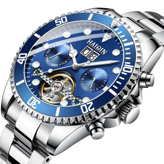 Reloj Mecánico Luminoso Resistente al Agua Multifuncional para Hombre - Image 8