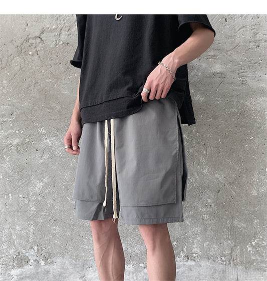 Pantalones de Playa Sueltos y Casuales de Cinco Puntos para Hombre - Image 2