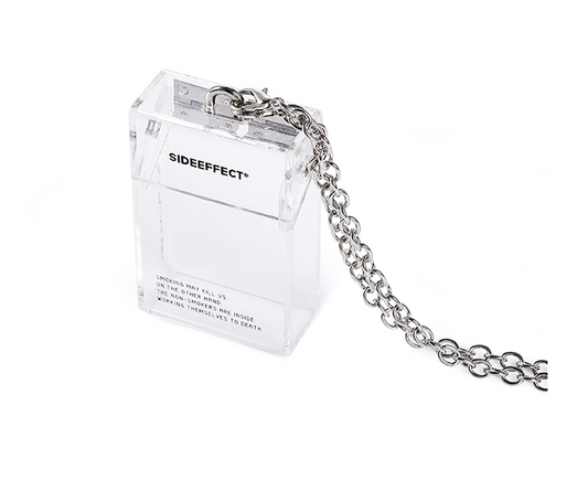 Estuche Transparente para Cigarrillos Diseño Diagonal