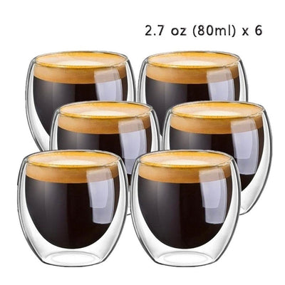 Taza de Café Doble con Vidrio Resistente al Calor - Image 36