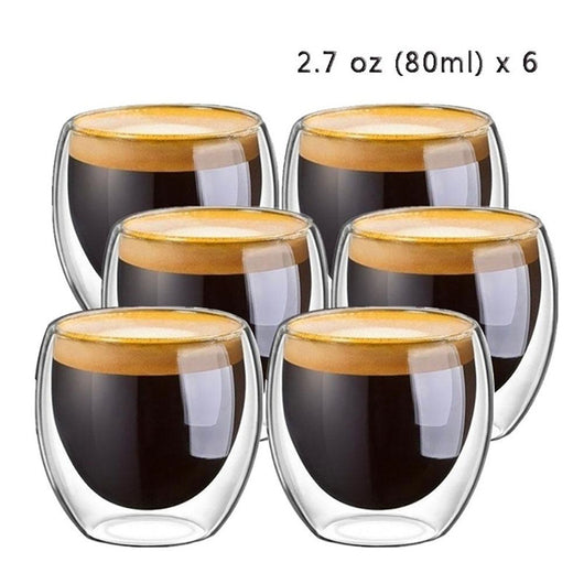 Taza de Café Doble con Vidrio Resistente al Calor - Image 36