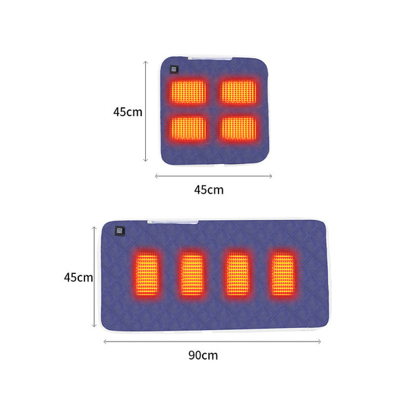 Cojín Térmico de Grafeno 5V USB - Calefacción Portátil para Oficina, Auto y Exterior