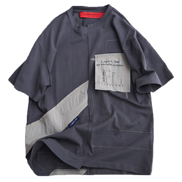 Playera con Estampado de Cardiograma Vintage - Image 5
