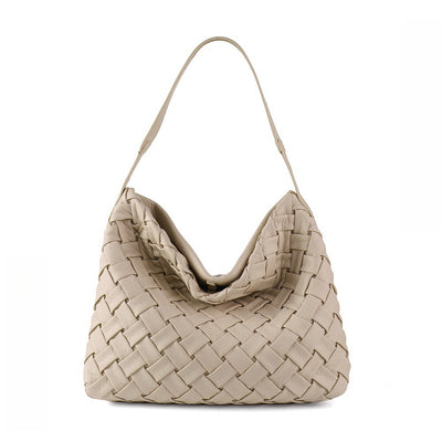 Bolso de Cuero Plisado con Gran Capacidad - Bolsa de Hombro Portátil y Elegante - Image 11