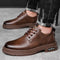 Zapatos Casuales de Cuero para Hombre con Diseño Retro