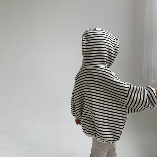 Sudadera Infantil a Rayas Suelta y Cómoda - Image 14
