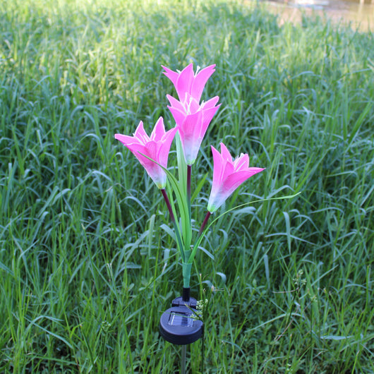 Linterna LED Solar Lirio Multicolor - Luz Decorativa Inteligente - Image 13