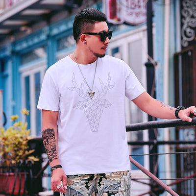 Camiseta Manga Corta Talla Grande para Hombre - Comodidad de Verano - Image 10
