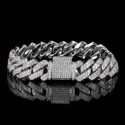 Pulsera Hip Hop para Hombre con Cifrado Zircón - Image 9