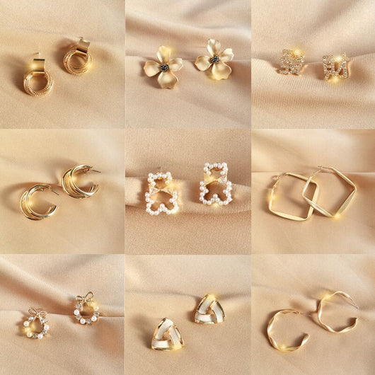Aretes Geométricos de Temperamento - Diseño Moderno y Personalidad - Image 9