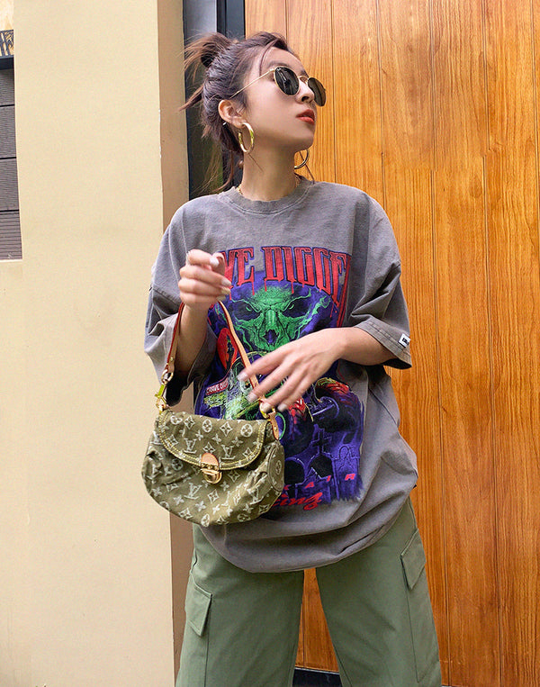 Playera Tie-dye para Parejas - Diseño Industrial Vintage