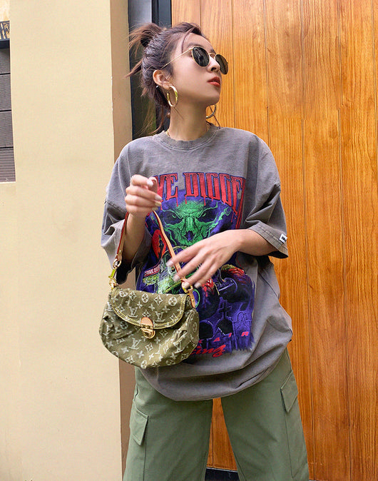 Playera Tie-dye para Parejas - Diseño Industrial Vintage - Image 2