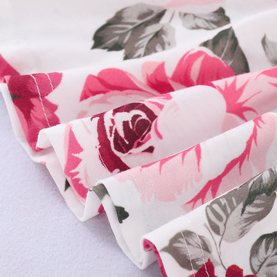 Conjunto de Dos Piezas: Top Floral y Pantalón Denim Rotos - Image 16