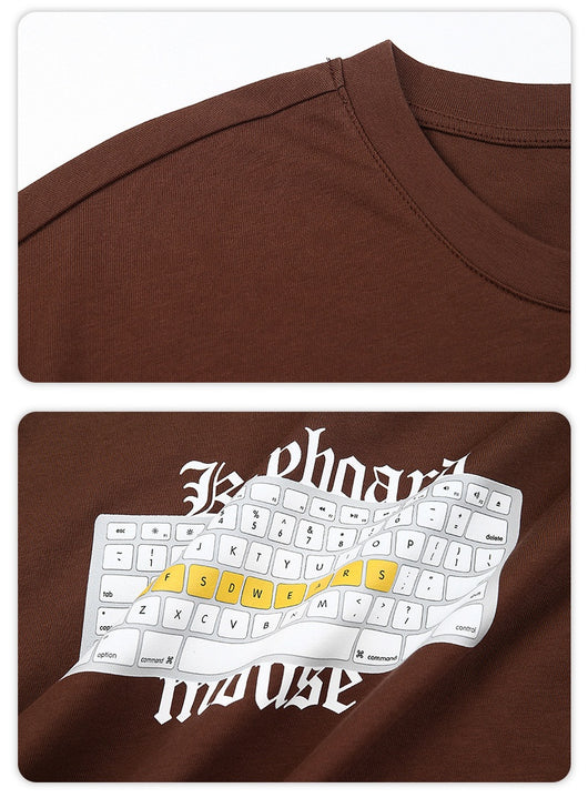 Playera Unisex Estampado Digital Teclado - Manga Corta - Image 18
