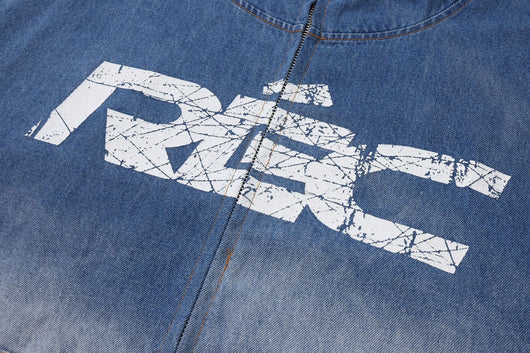 Chaqueta Denim Desgastada Heavy Wash Maychao - Image 7