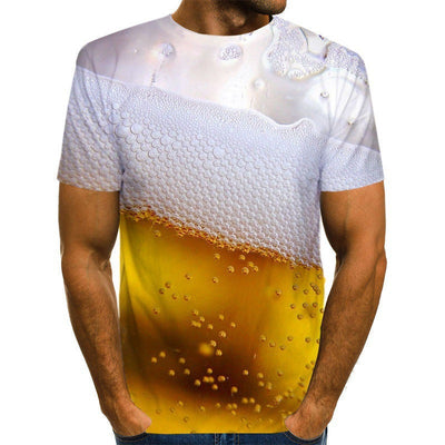 Camiseta Cuello Redondo Manga Corta con Impresión 3D Digital - Image 6