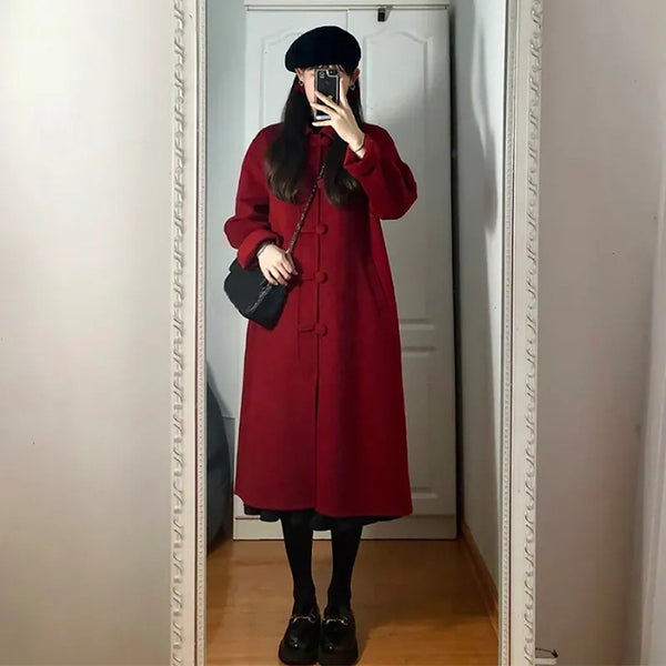 Abrigo de Lana Estilo Hepburn Petite de Largo Medio - Image 6