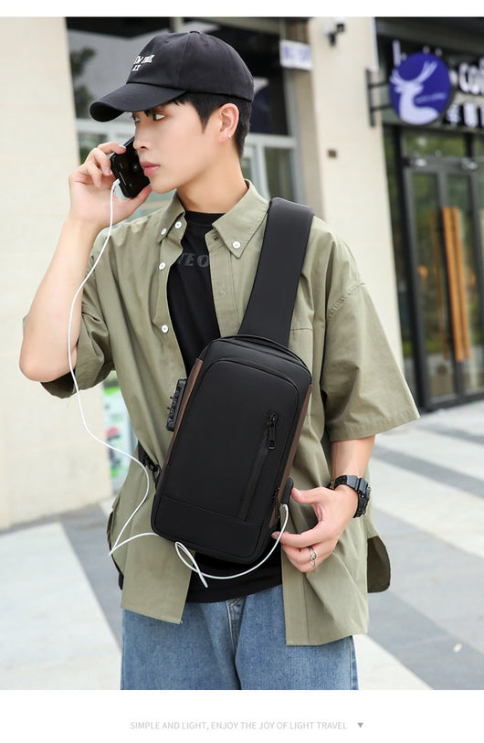 Bolso Cruzado Antirrobo para Motociclista - Pecho Casual Outdoor - Image 12