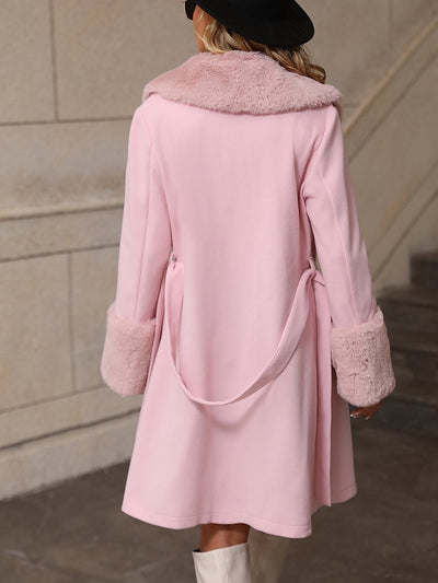 Abrigo Tipo Trench Cardigan para Mujer con Solapa y Cierre Simple - Image 14