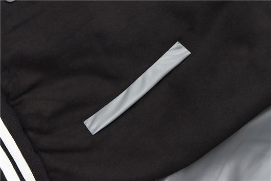 Uniforme de Béisbol con Manga de Cuero PU y Bordado Payaso Flocking Americano - Image 21