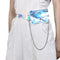 Bolsa Transparente de Cintura con Cadena para Mujer - Mini Crossbody
