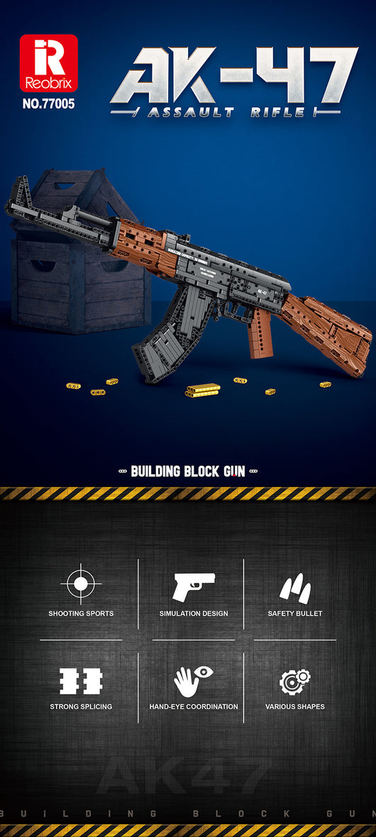 Juego de Construcción Militar AK47 - Bloques Educativos para Niños - Image 6