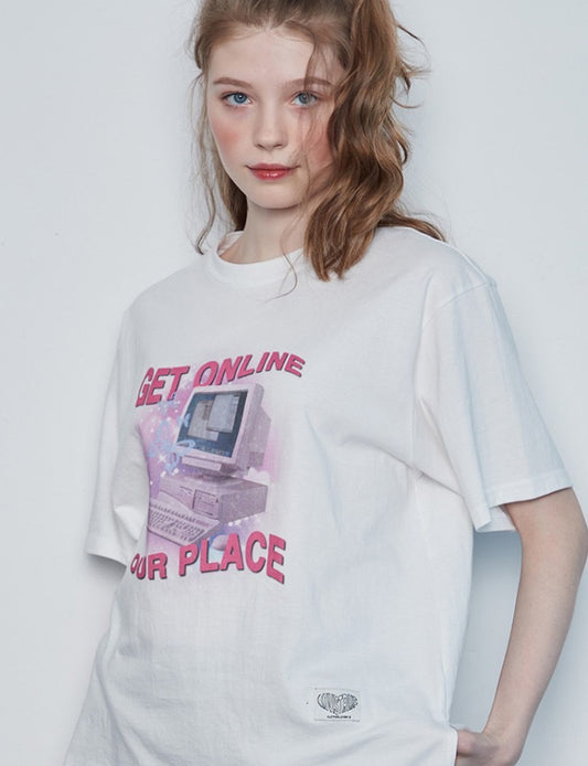 Playera para Computadora con Estampado Adorable